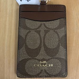 NWT coach lanyard accessory